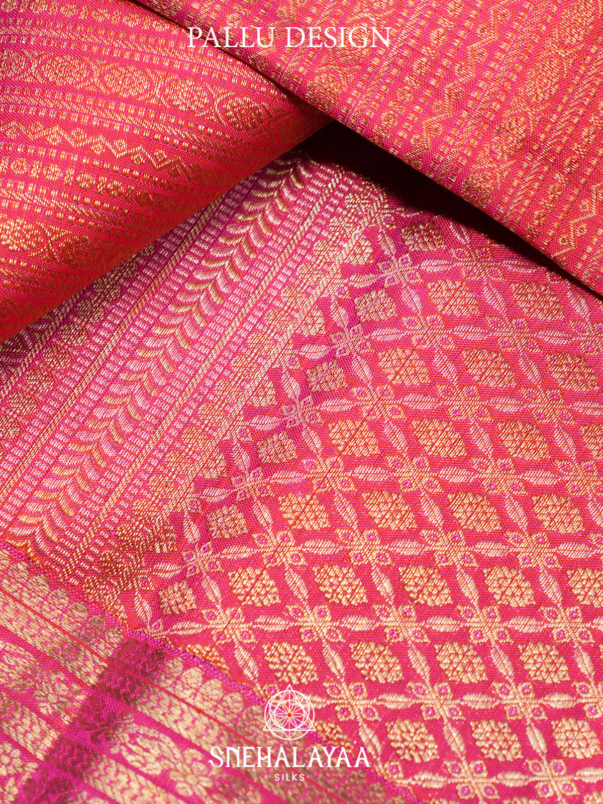 Pink Kanjivaram Silk Saree