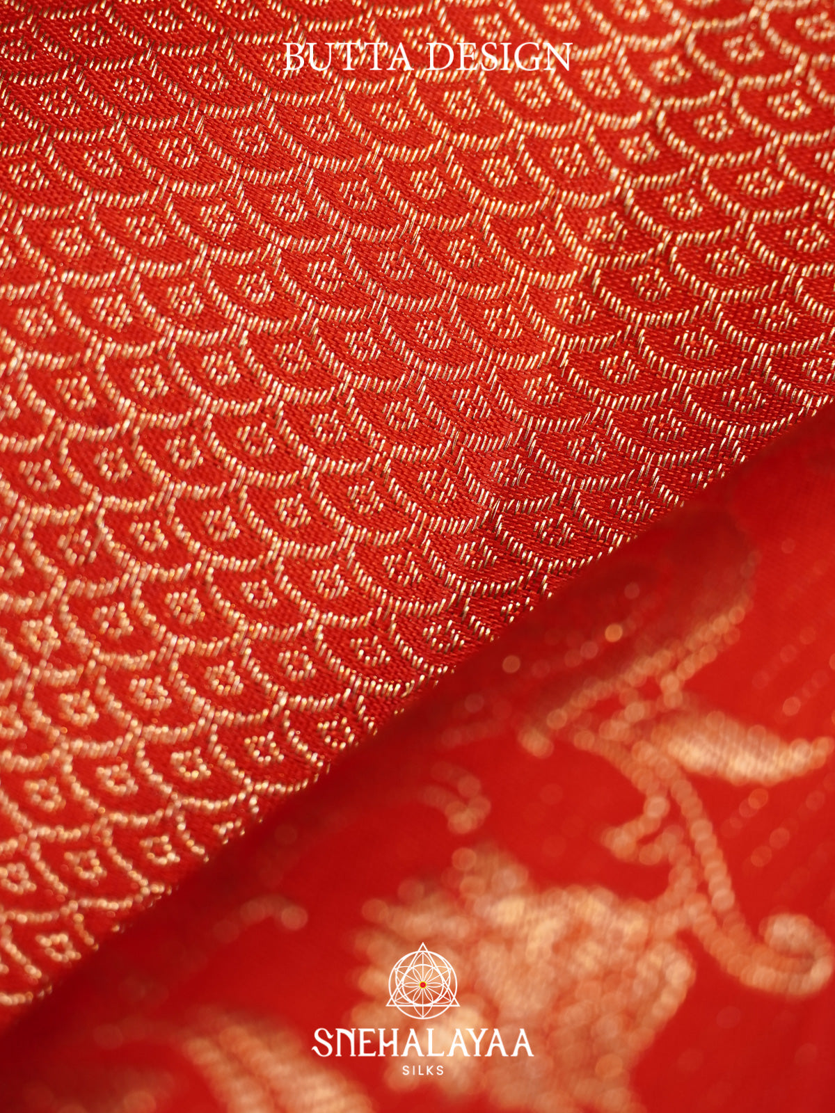 Rust Orange Kanjivaram Silk Saree