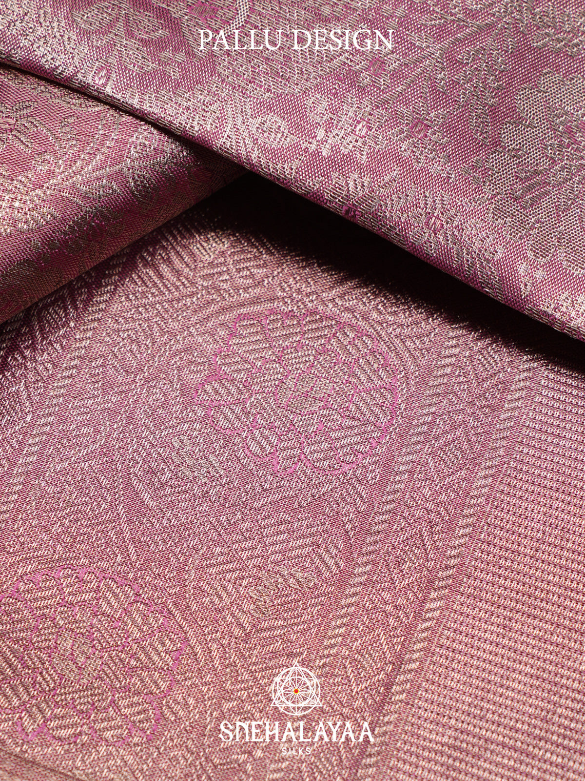 Dusty Pink Kanjivaram Silk Saree