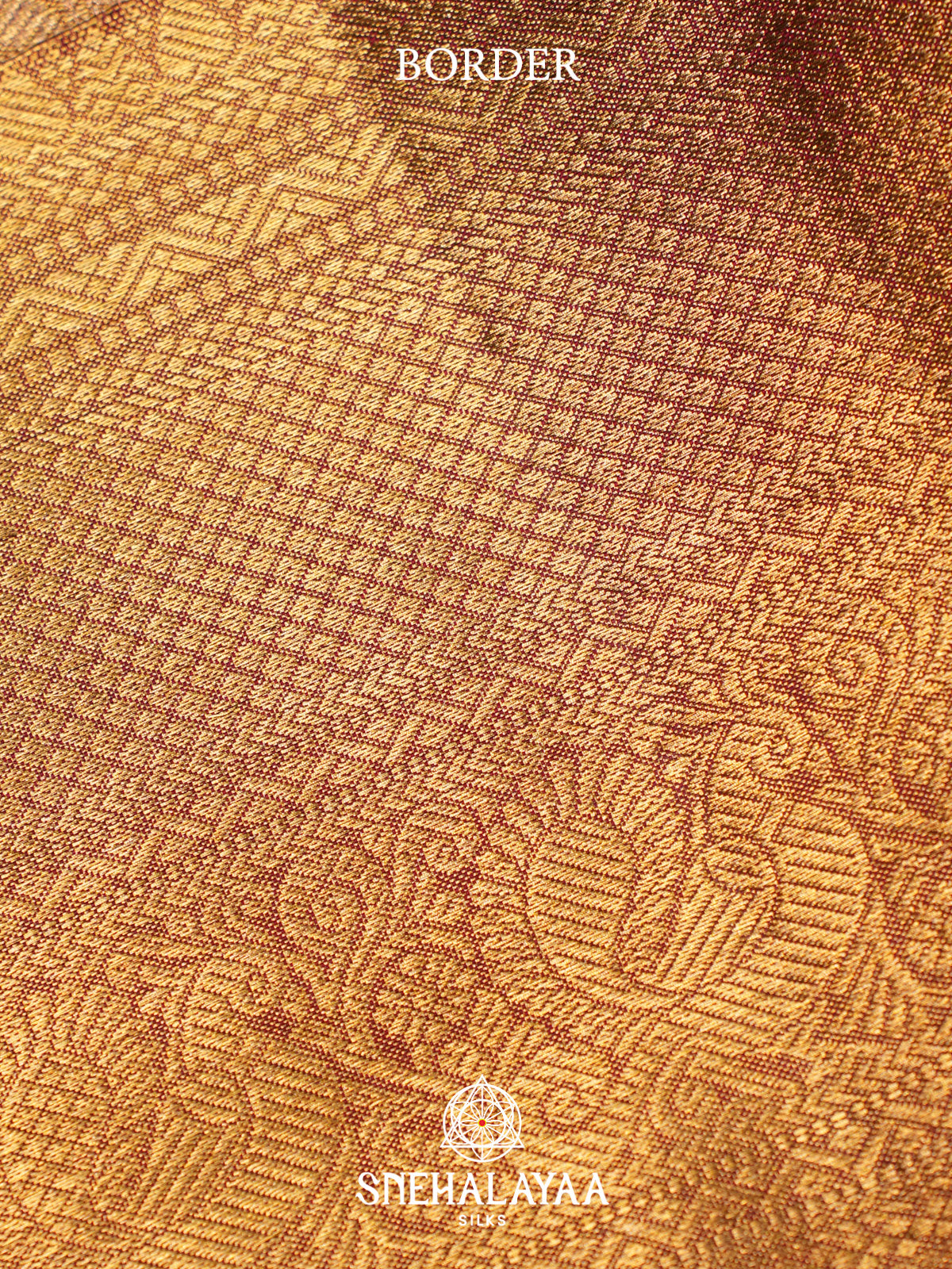 Gold Kanjivaram Silk Saree