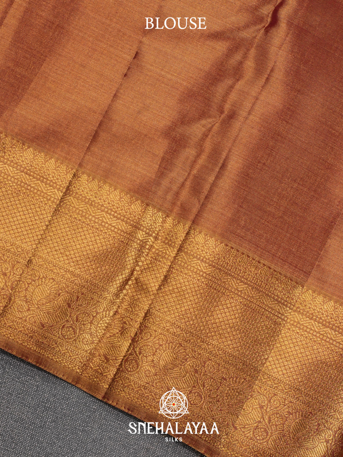 Gold Kanjivaram Silk Saree