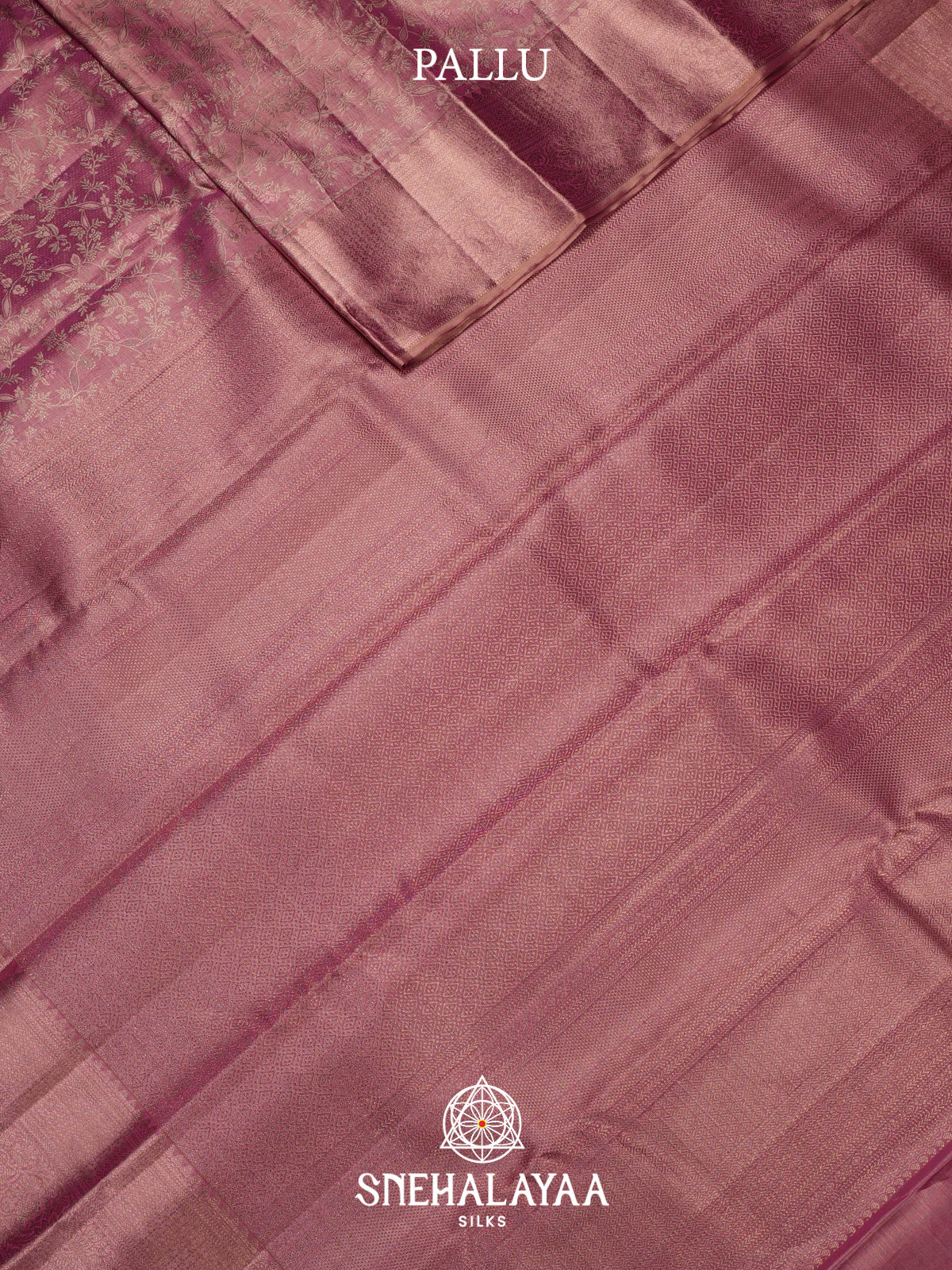Rose Pink Kanjivaram Silk Saree