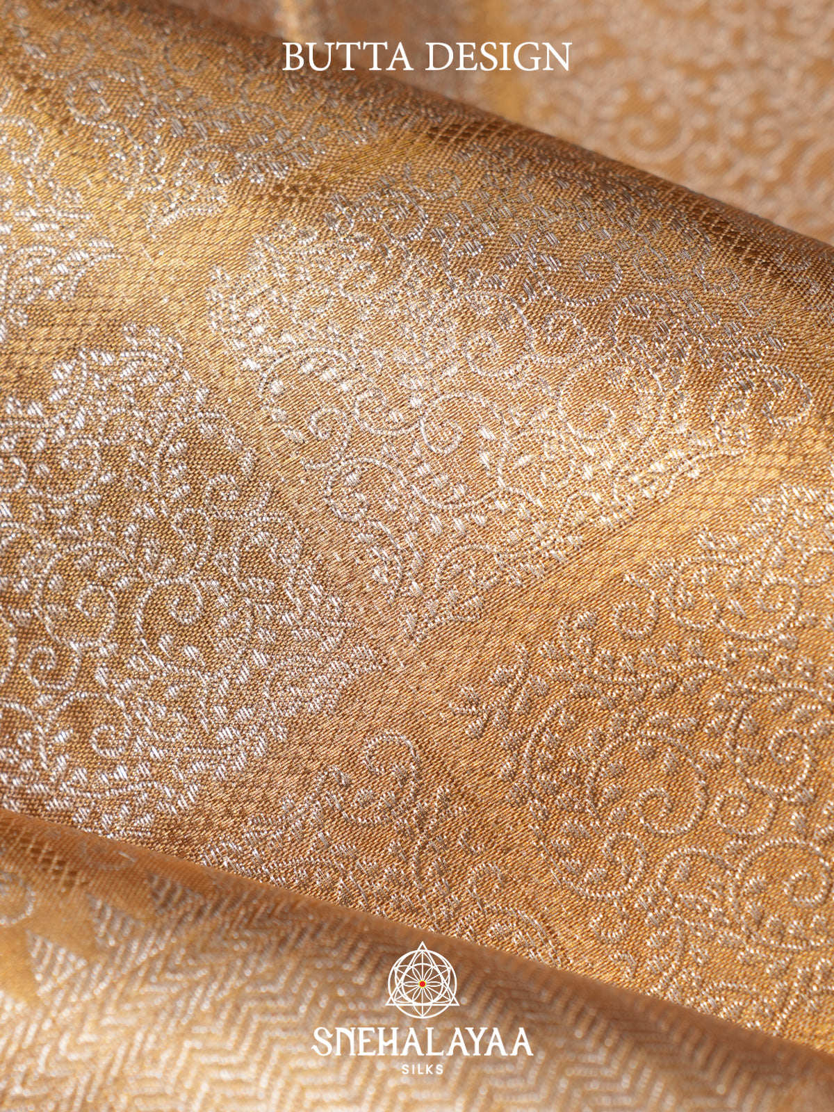 Gold Kanjivaram Silk Saree