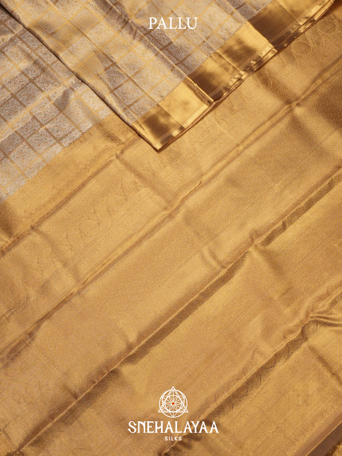 Gold Kanjivaram Silk Saree