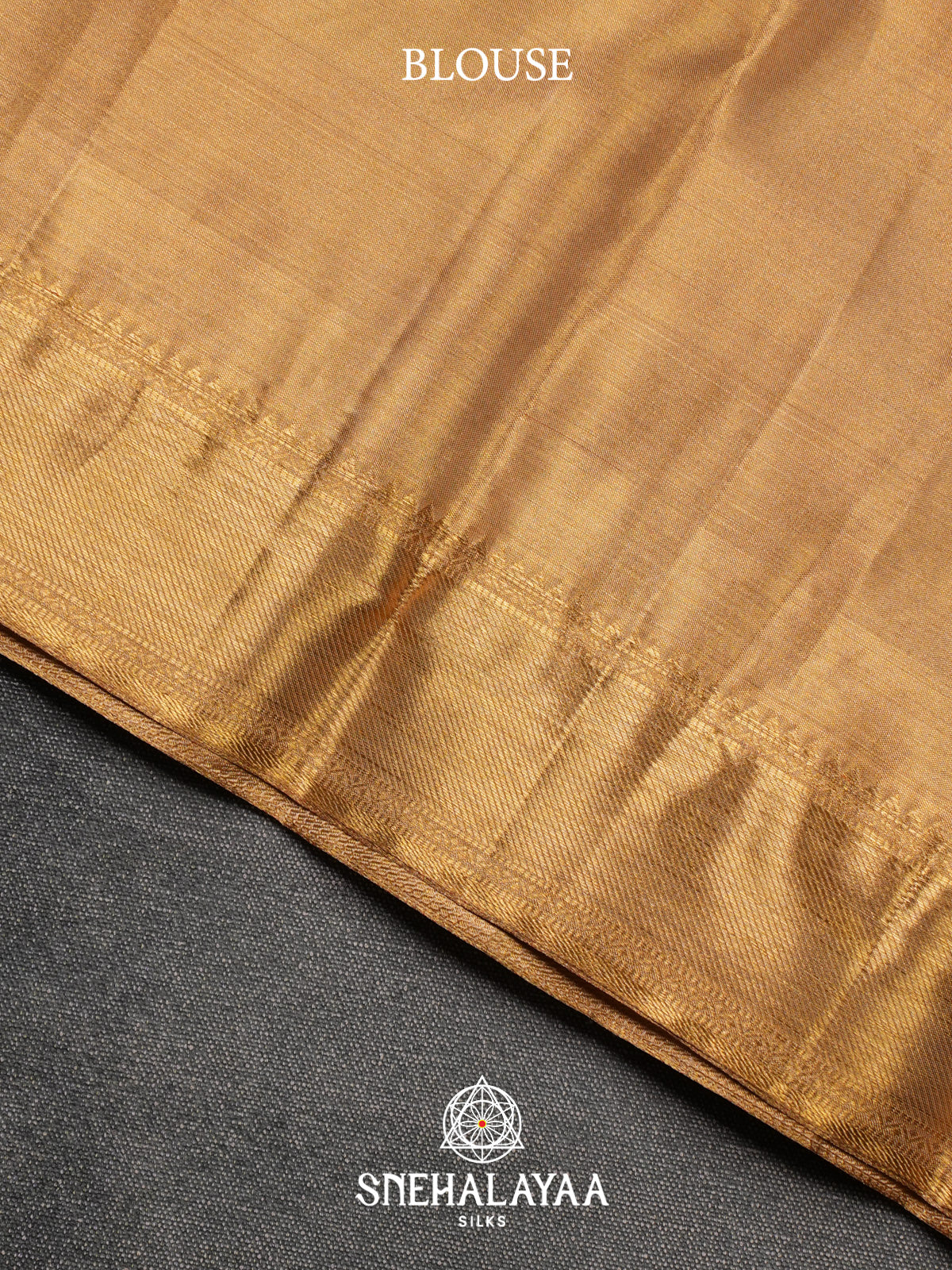 Gold Kanjivaram Silk Saree