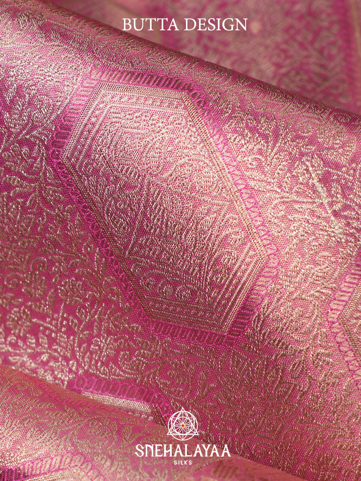 Rose Pink Kanjivaram Silk Saree
