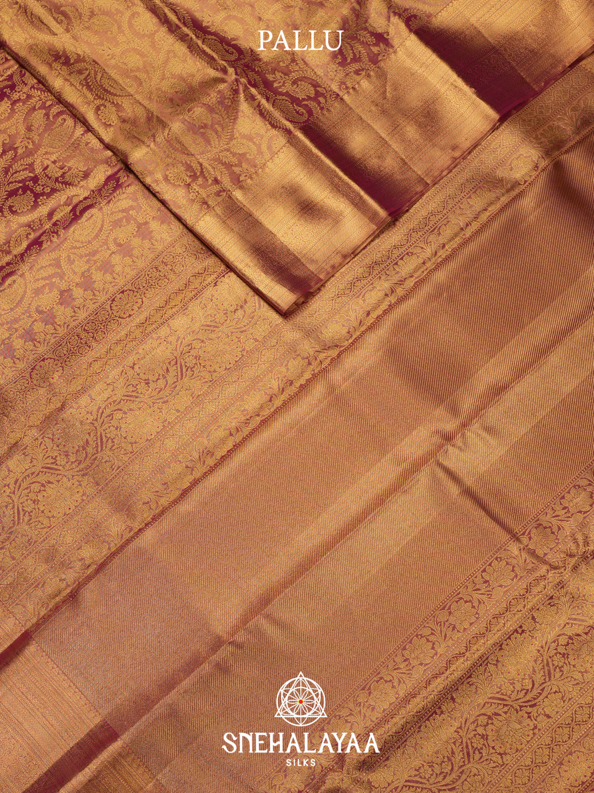 Maroon Kanjivaram Silk Saree