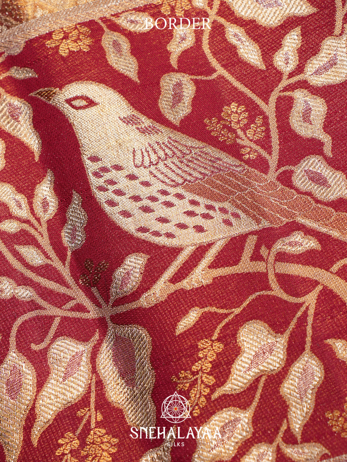 Maroon Kanjivaram Silk Saree