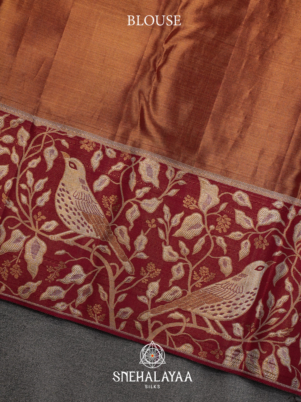 Maroon Kanjivaram Silk Saree