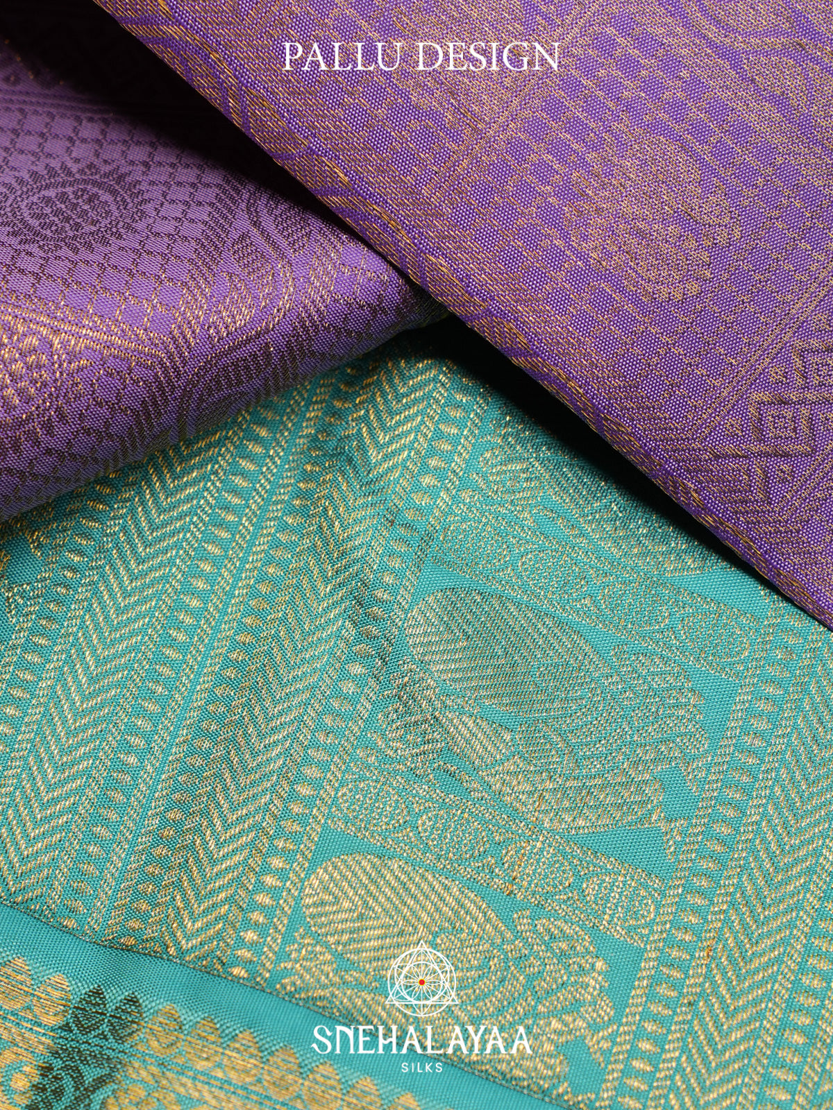 Lilac Kanjivaram Silk Saree