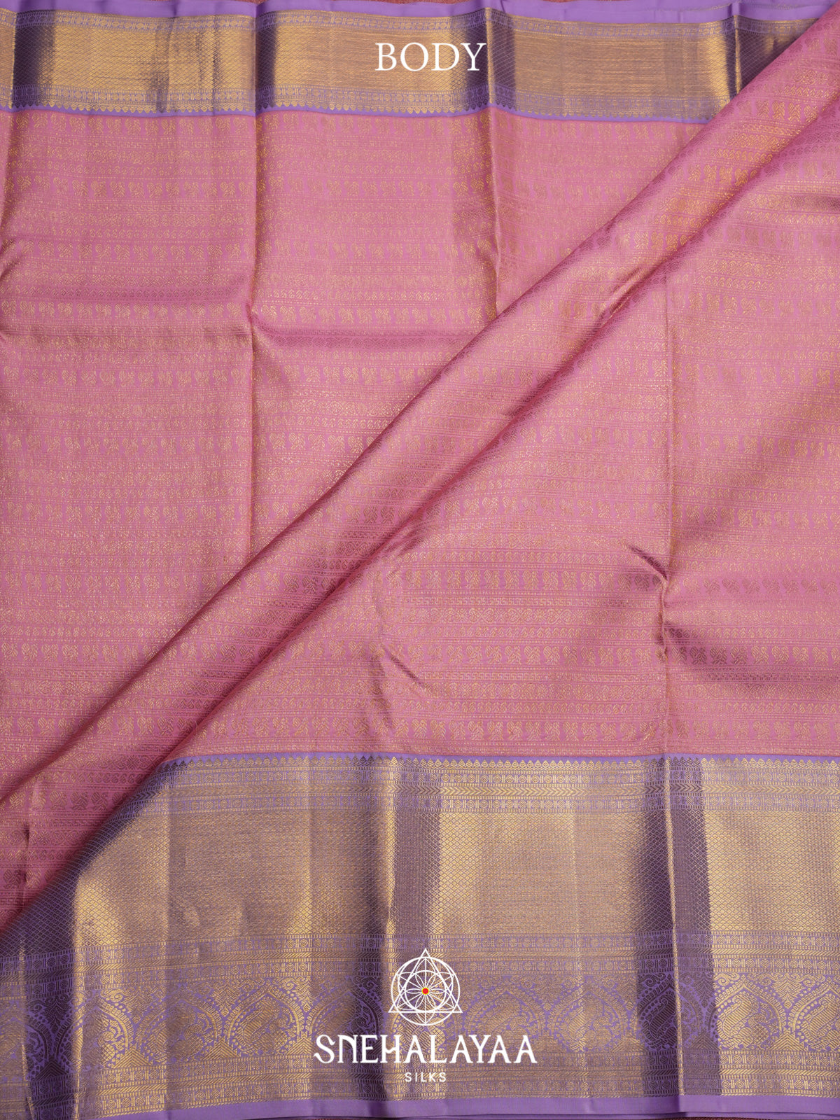 Pink Kanjivaram Silk Saree