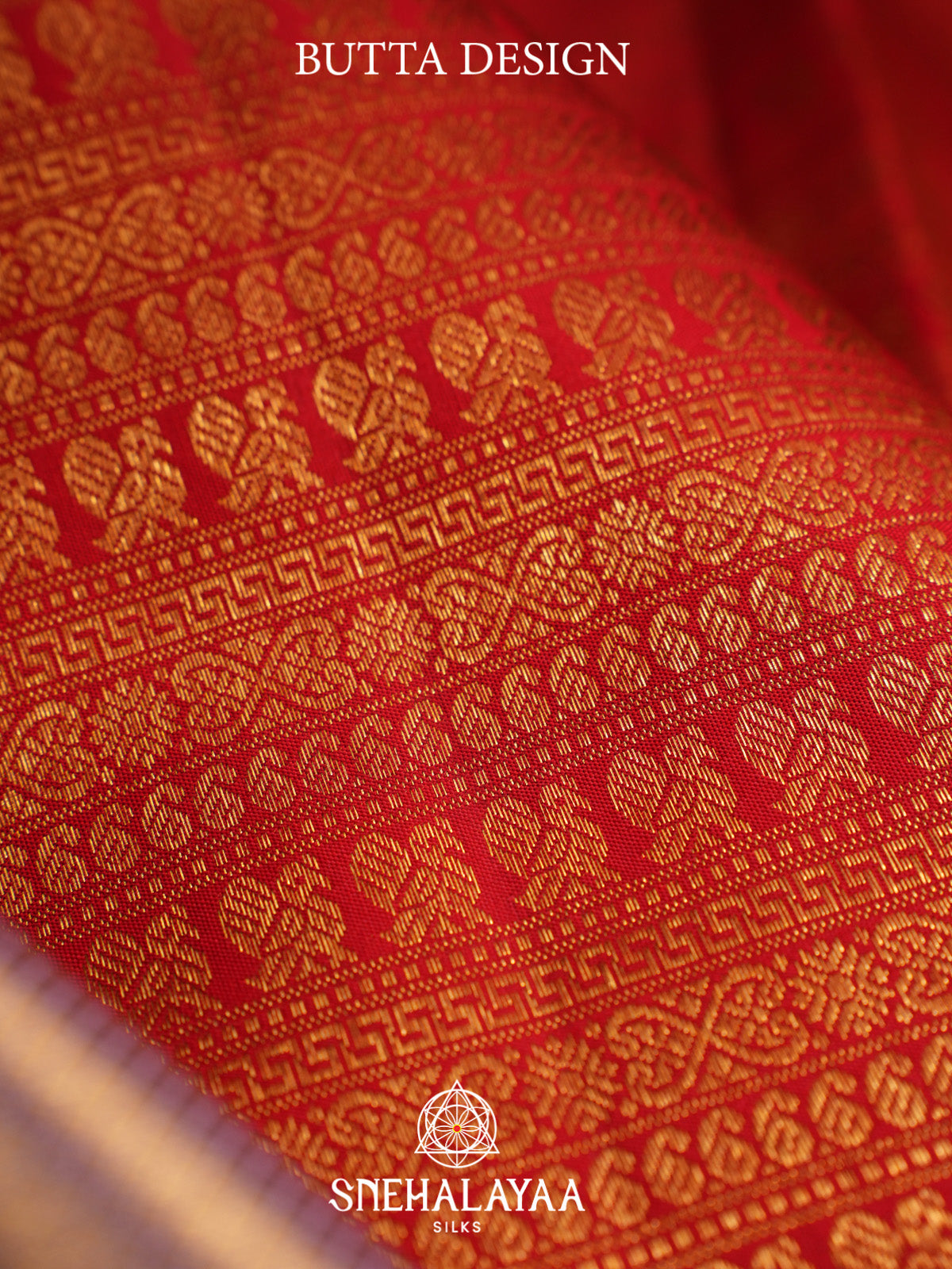 Rust Orange Kanjivaram Silk Saree