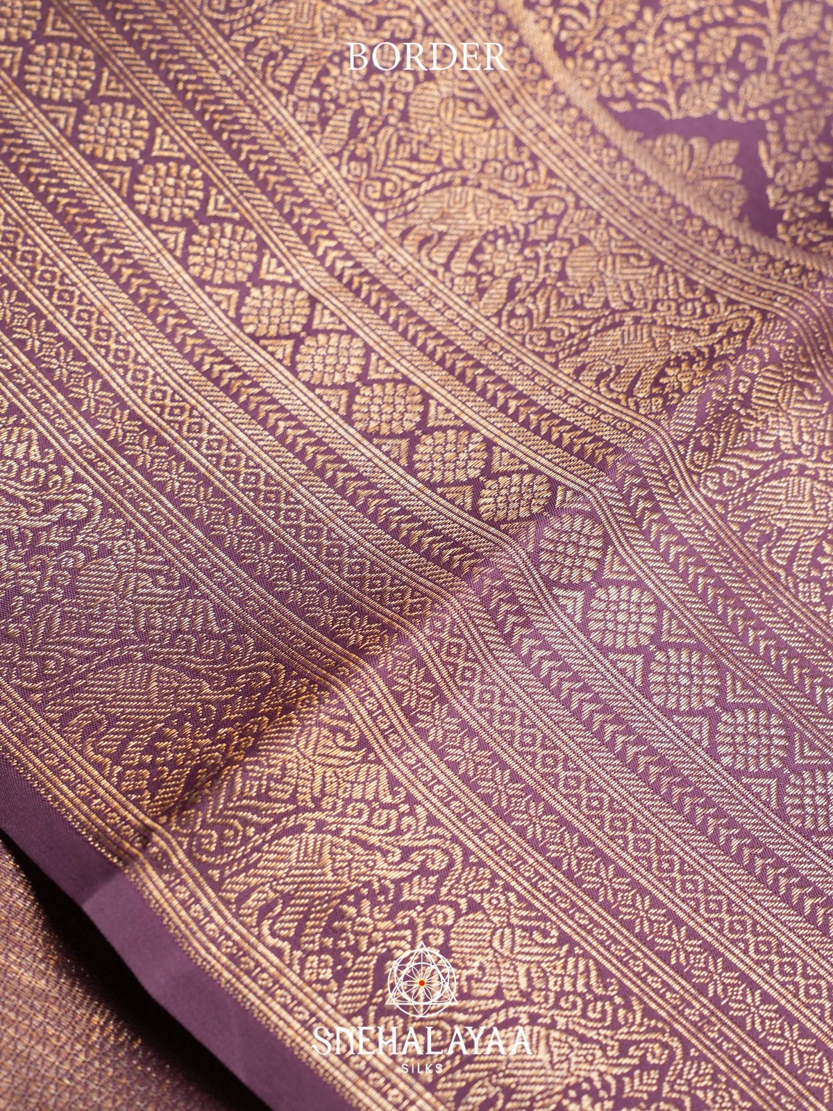 Plum Kanjivaram Silk Saree