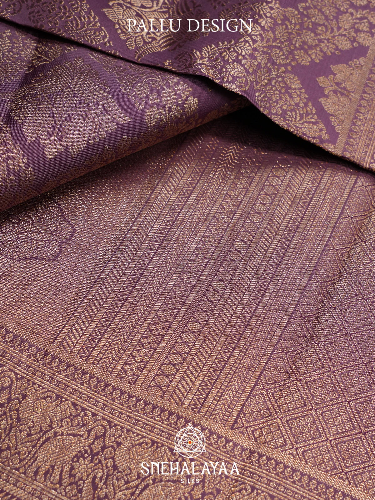 Plum Kanjivaram Silk Saree