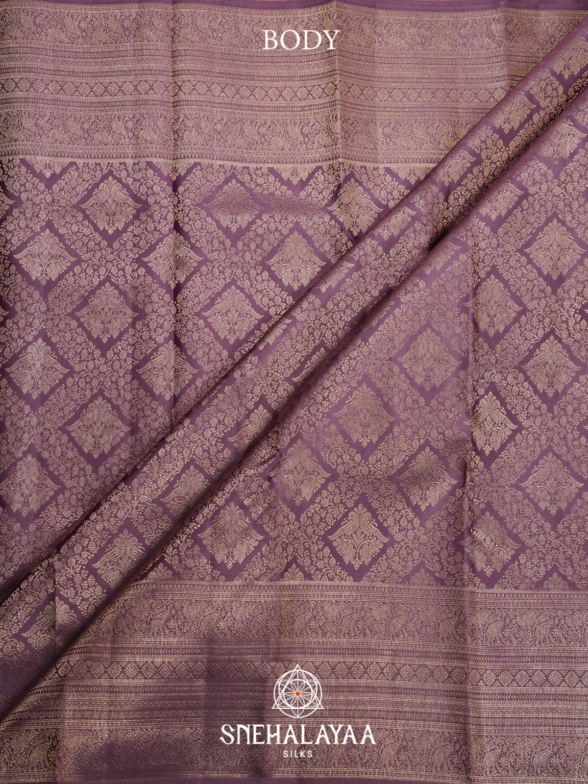 Plum Kanjivaram Silk Saree