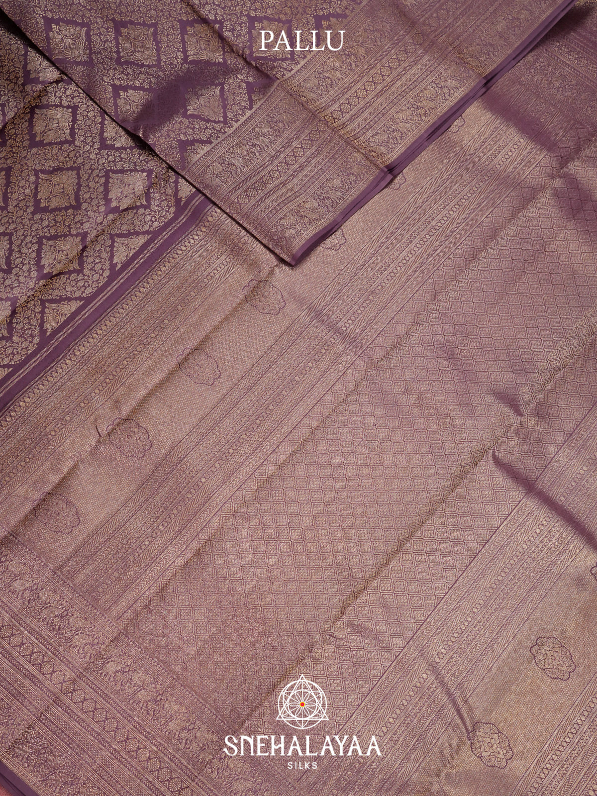 Plum Kanjivaram Silk Saree