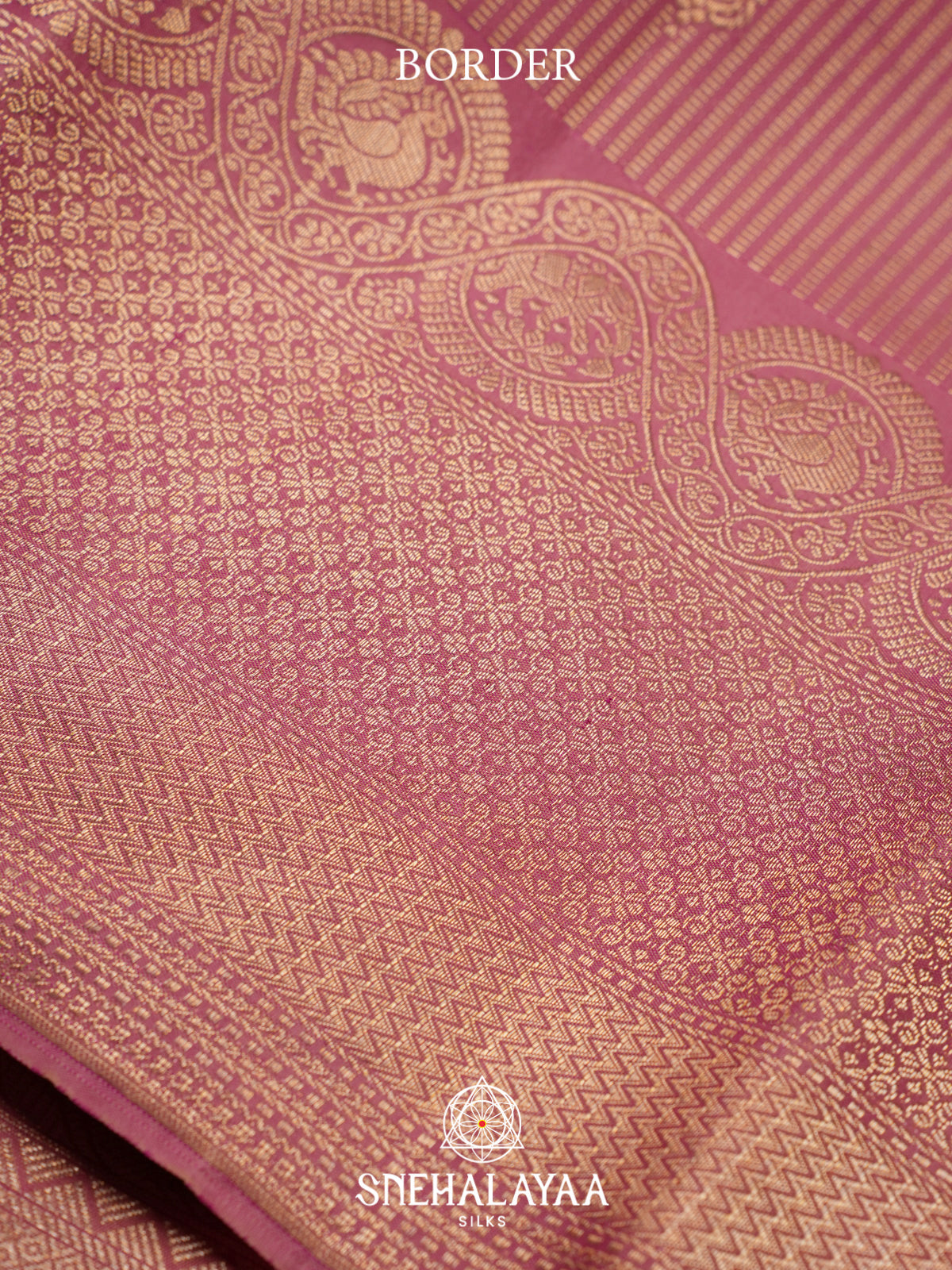 Pink Kanjivaram Silk Saree