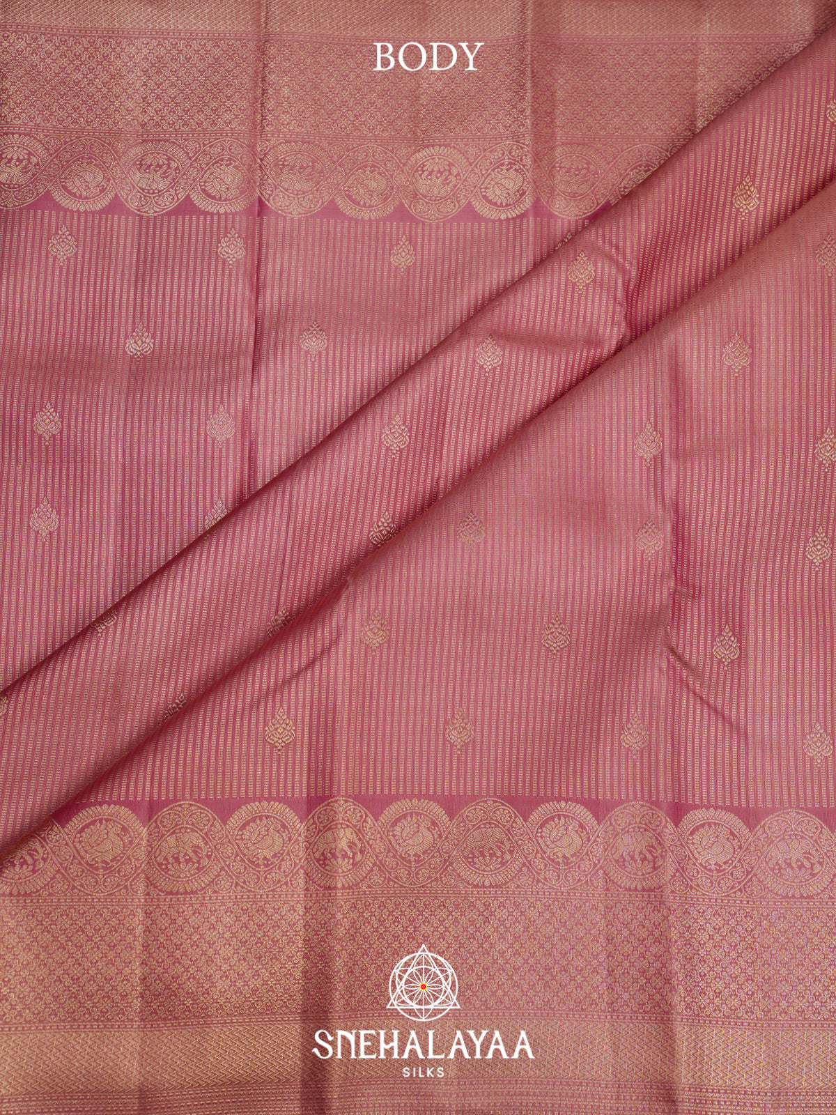 Pink Kanjivaram Silk Saree