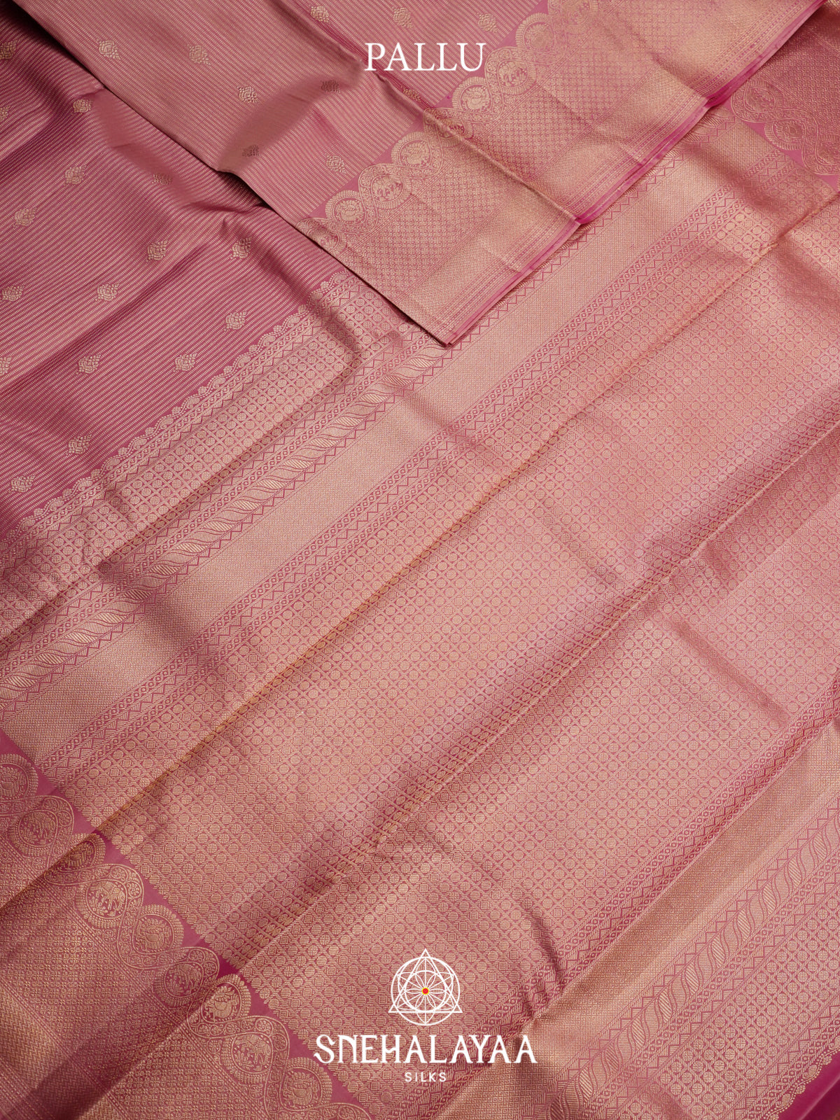 Pink Kanjivaram Silk Saree