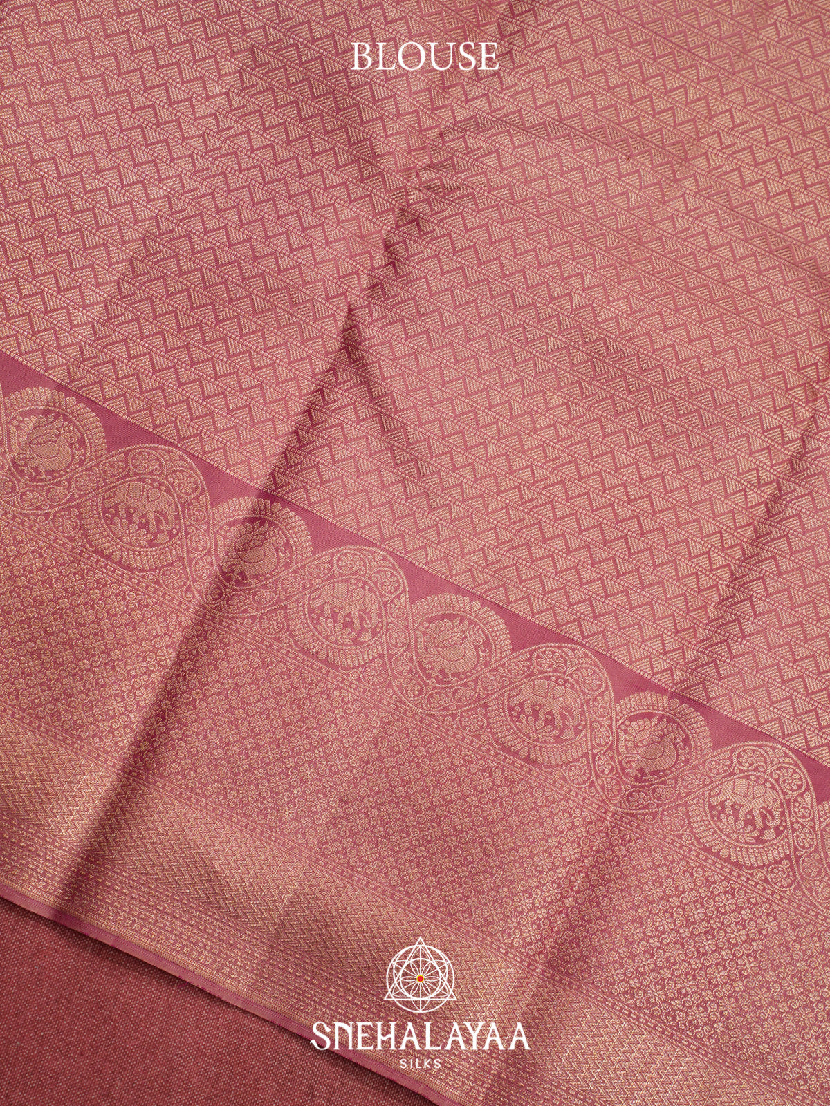 Pink Kanjivaram Silk Saree