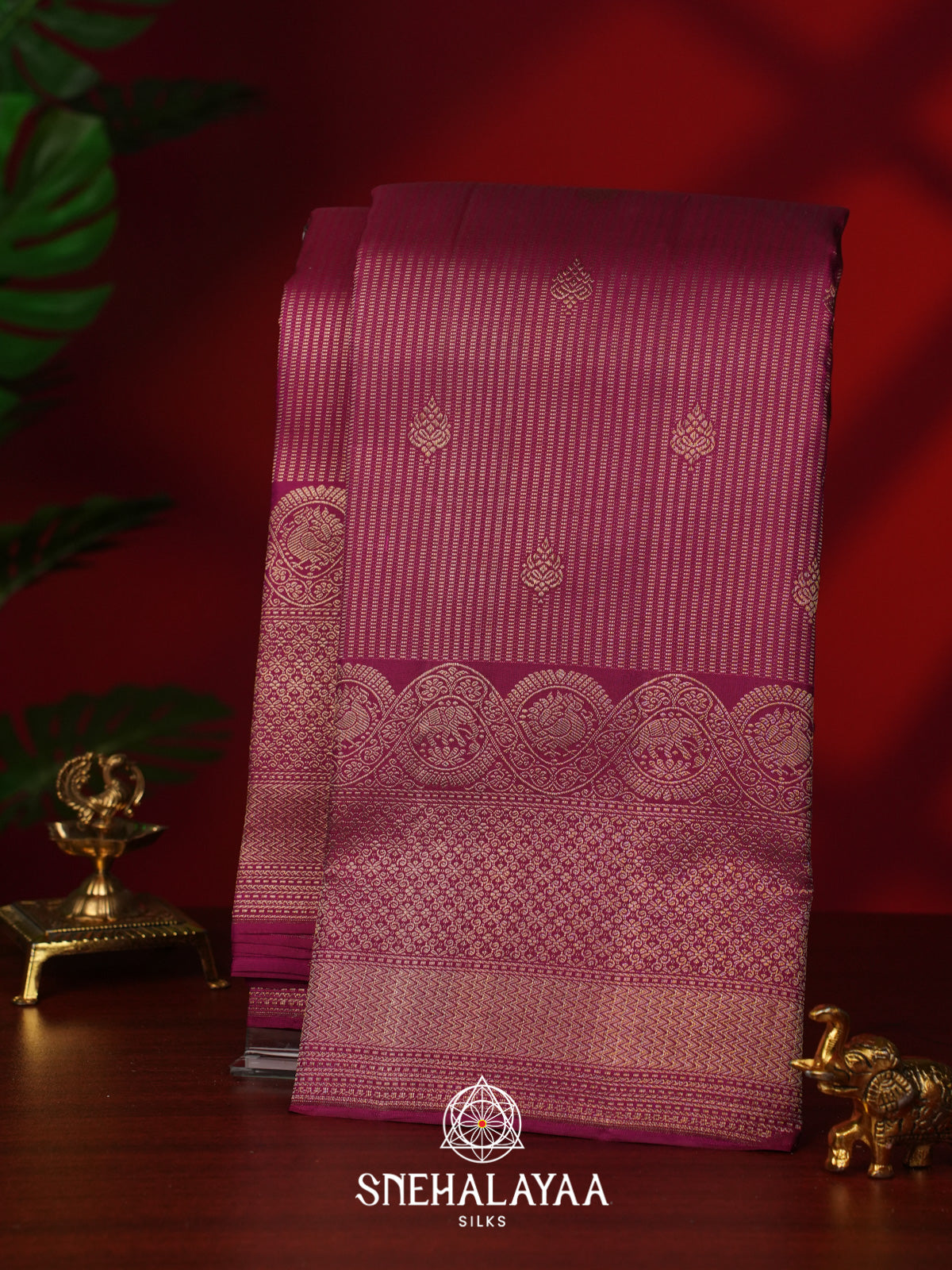 Meganta Kanjivaram Silk Saree