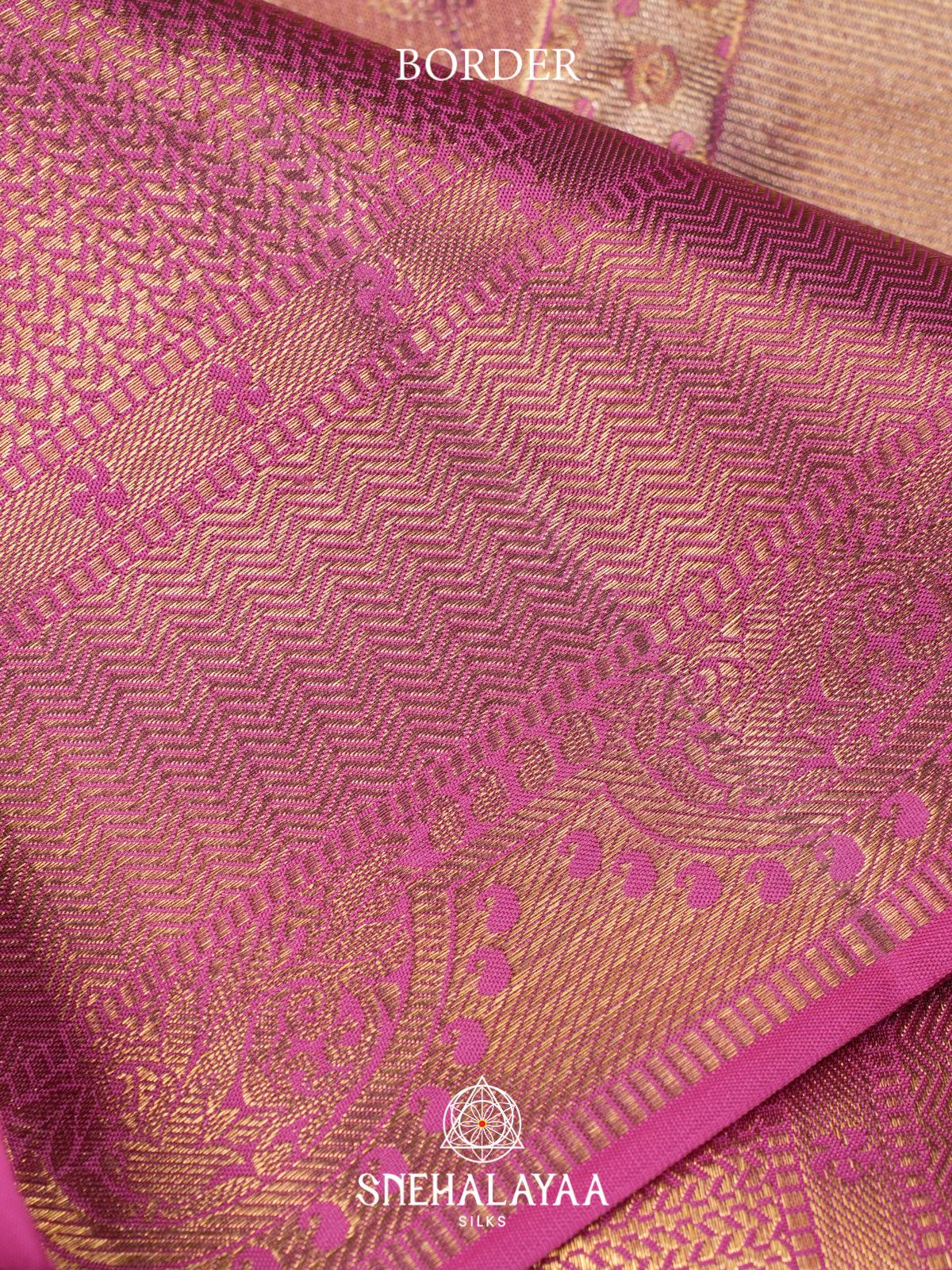 Pink Kanjivaram Silk Saree