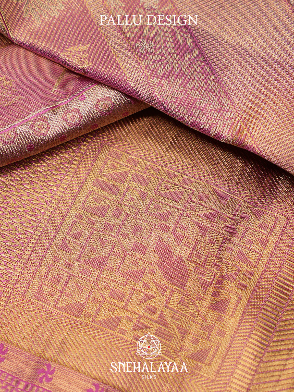 Pink Kanjivaram Silk Saree