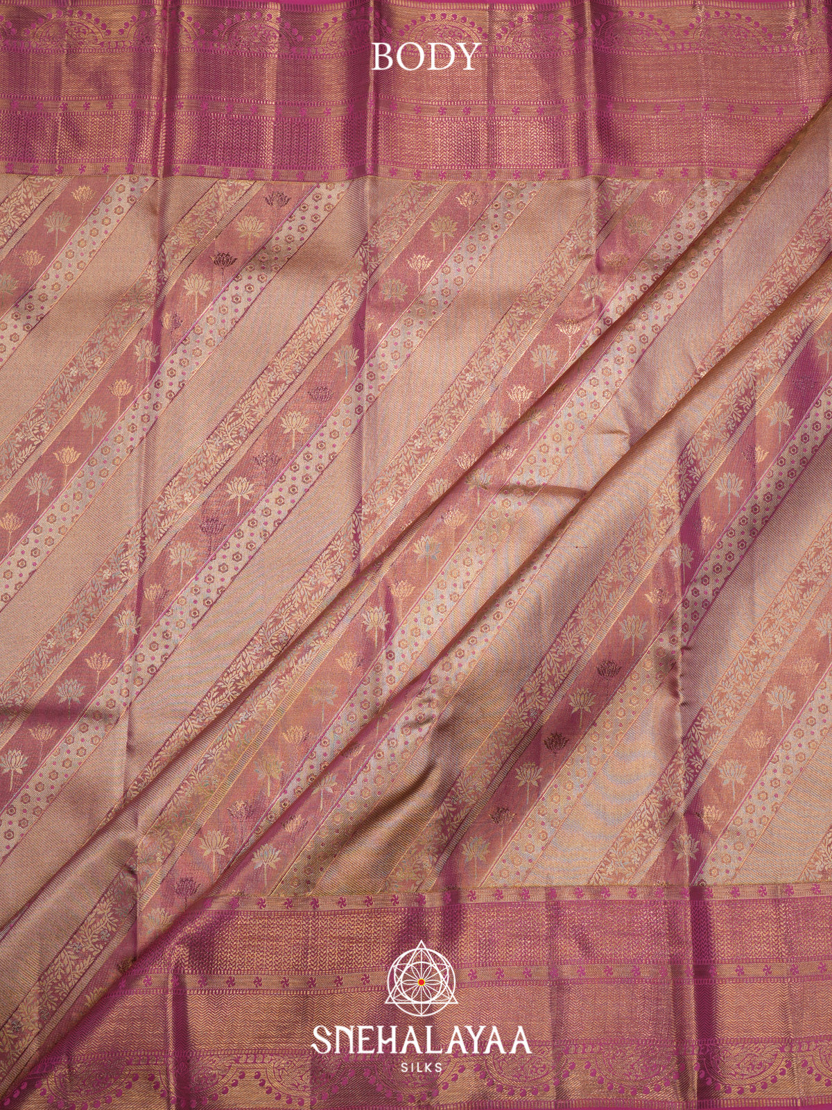 Pink Kanjivaram Silk Saree