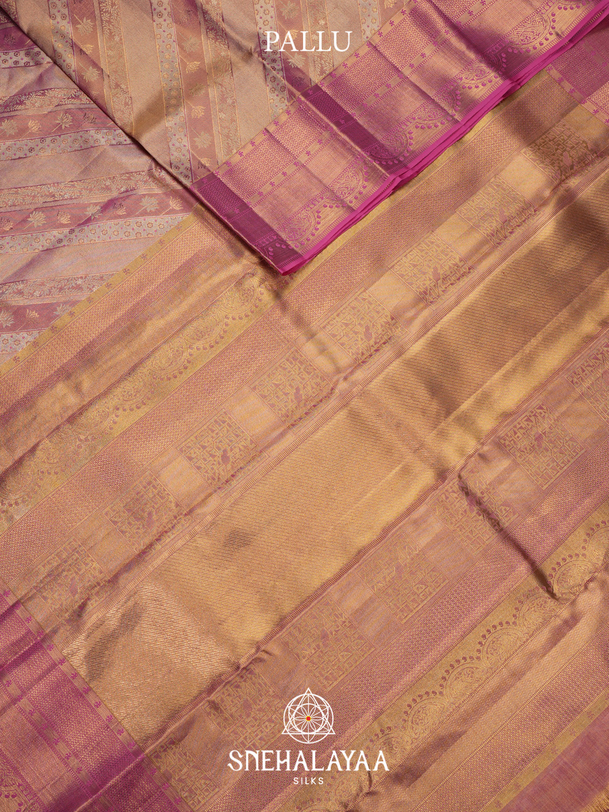 Pink Kanjivaram Silk Saree