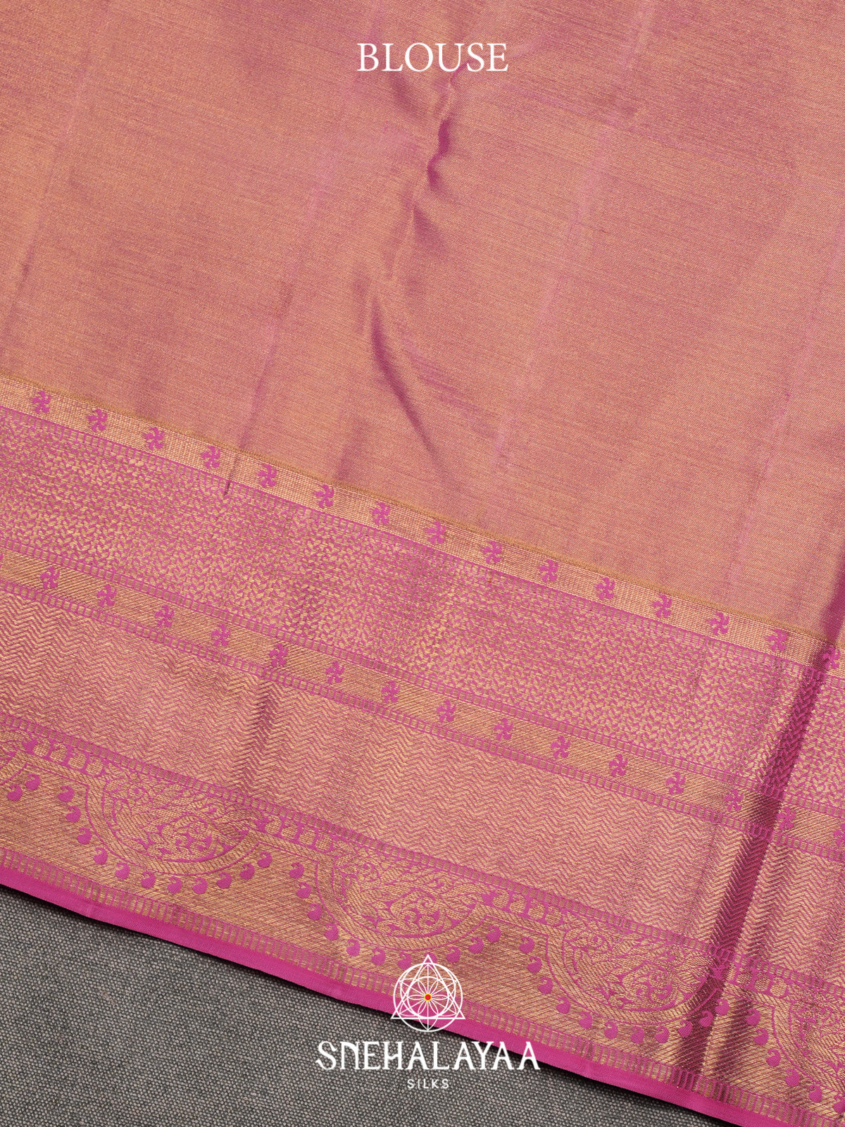Pink Kanjivaram Silk Saree