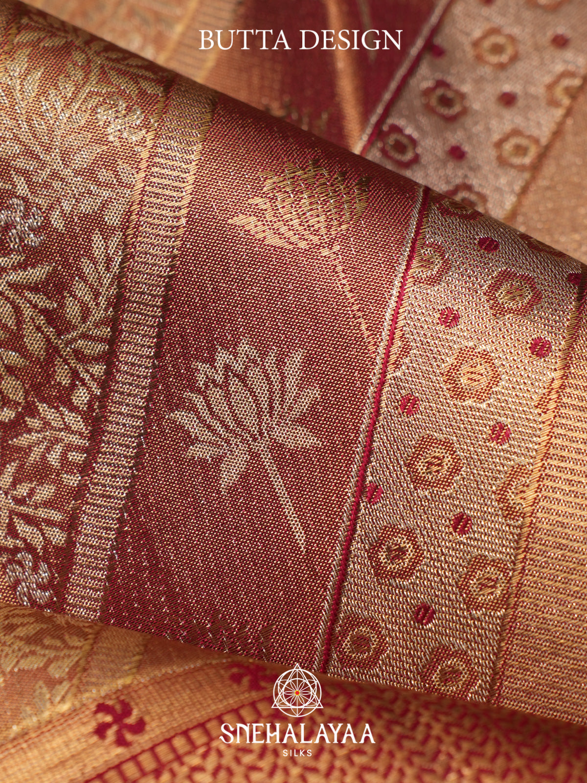 Beige Gold Kanjivaram Silk Saree