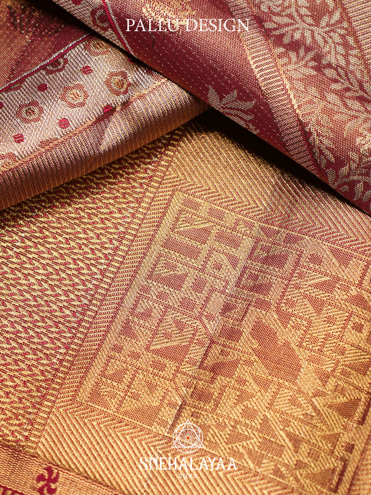 Beige Gold Kanjivaram Silk Saree