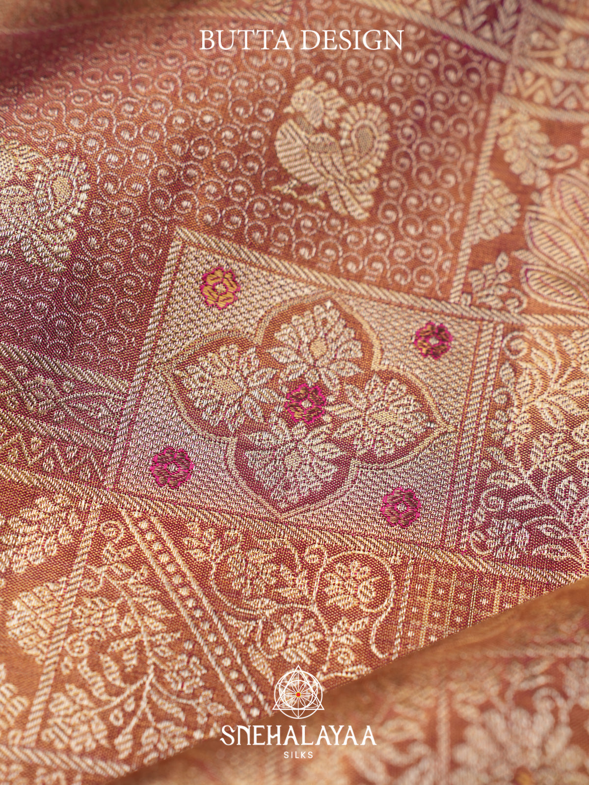 Rose Pink Kanjivaram Silk Saree