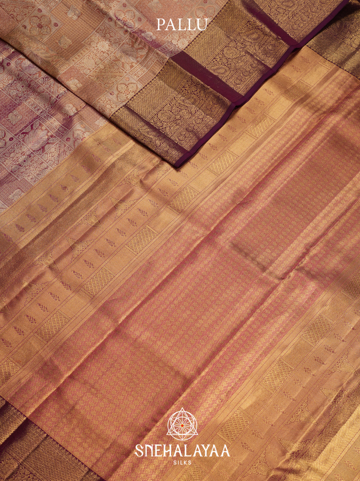 Rose Pink Kanjivaram Silk Saree