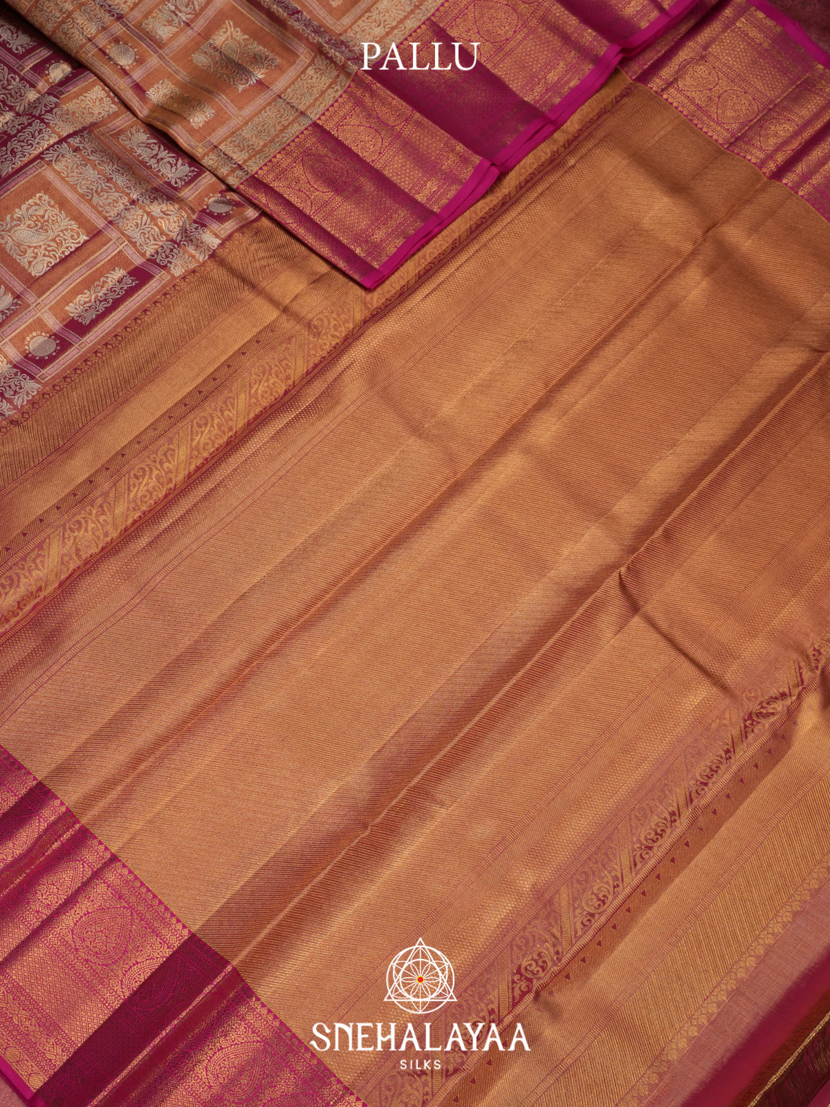 Rose Pink Kanjivaram Silk Saree
