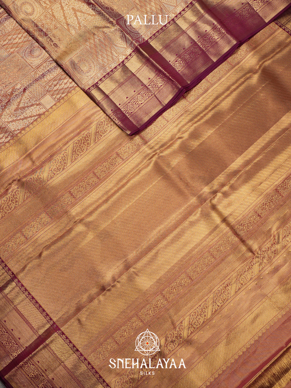 Rose Pink Kanjivaram Silk Saree