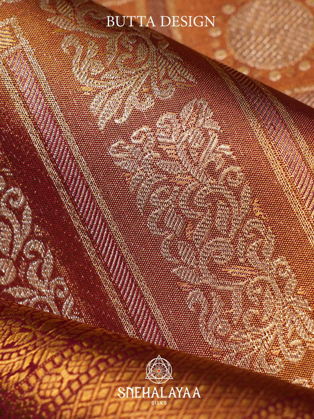 Gold Kanjivaram Silk Saree