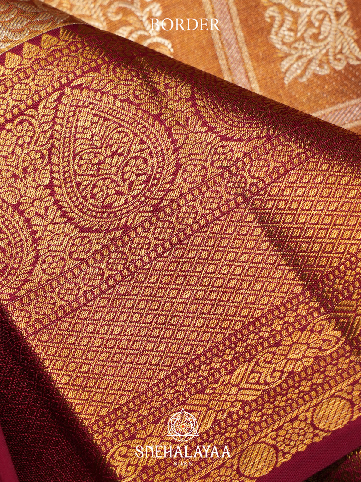 Gold Kanjivaram Silk Saree