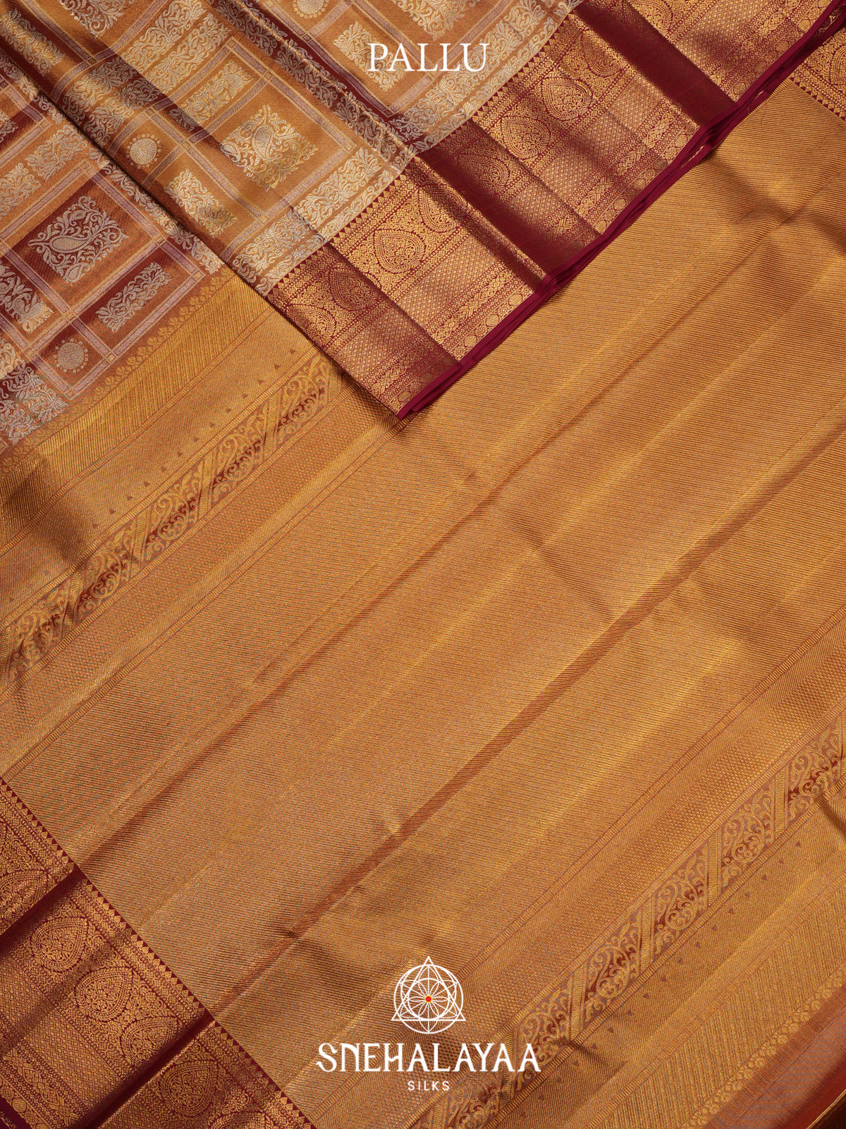 Gold Kanjivaram Silk Saree
