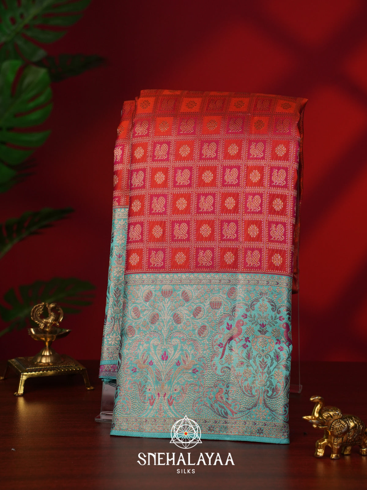 Red Kanjivaram Silk Saree