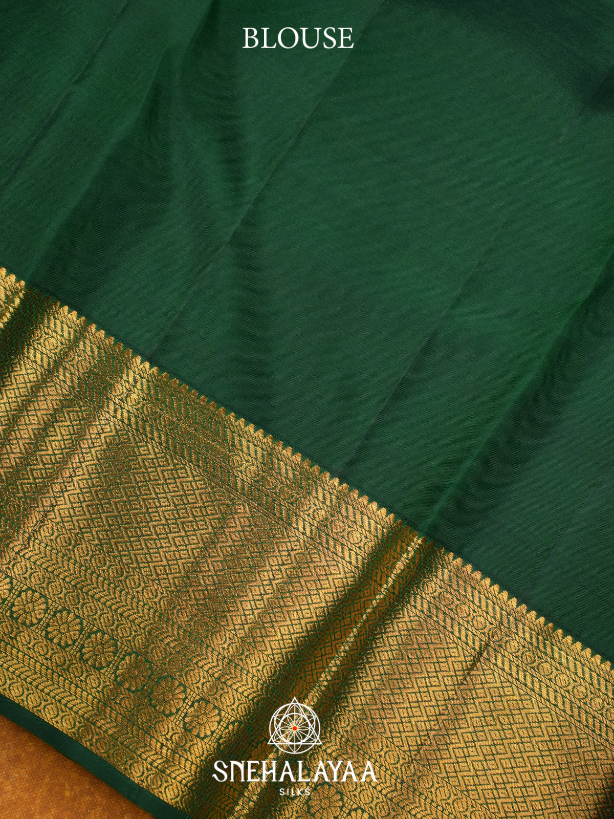 Emerald Green Kanjivaram Silk Saree