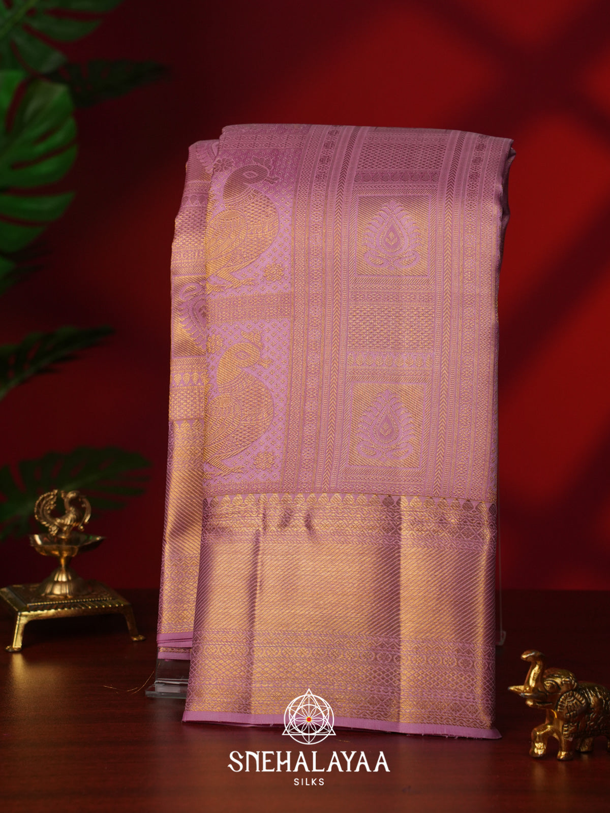 Pink Kanjivaram Silk Saree