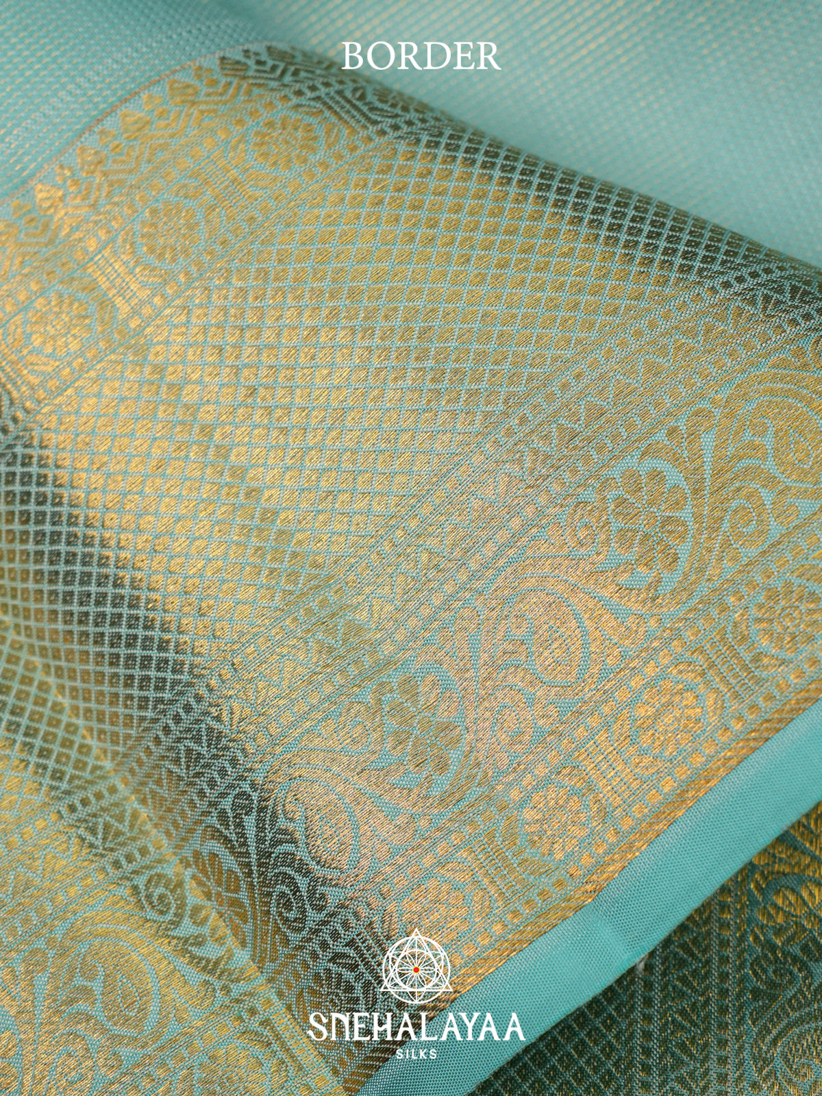 Mint Green Kanjivaram Silk Saree