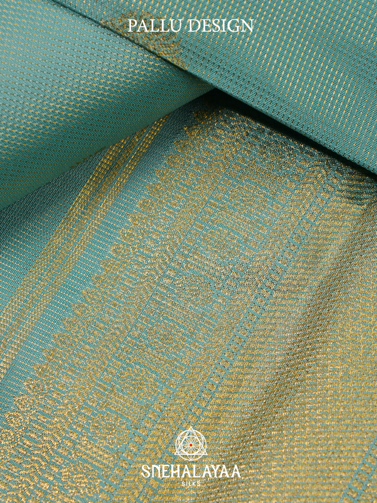 Mint Green Kanjivaram Silk Saree