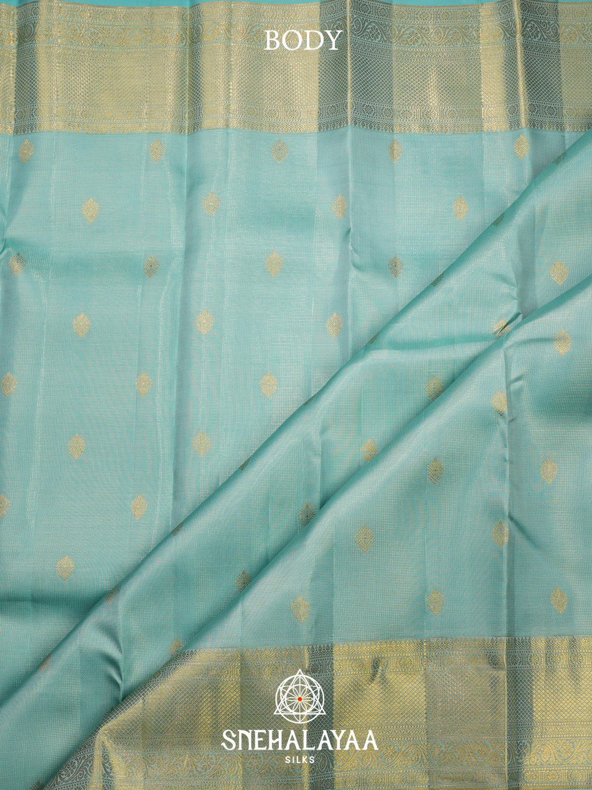 Mint Green Kanjivaram Silk Saree