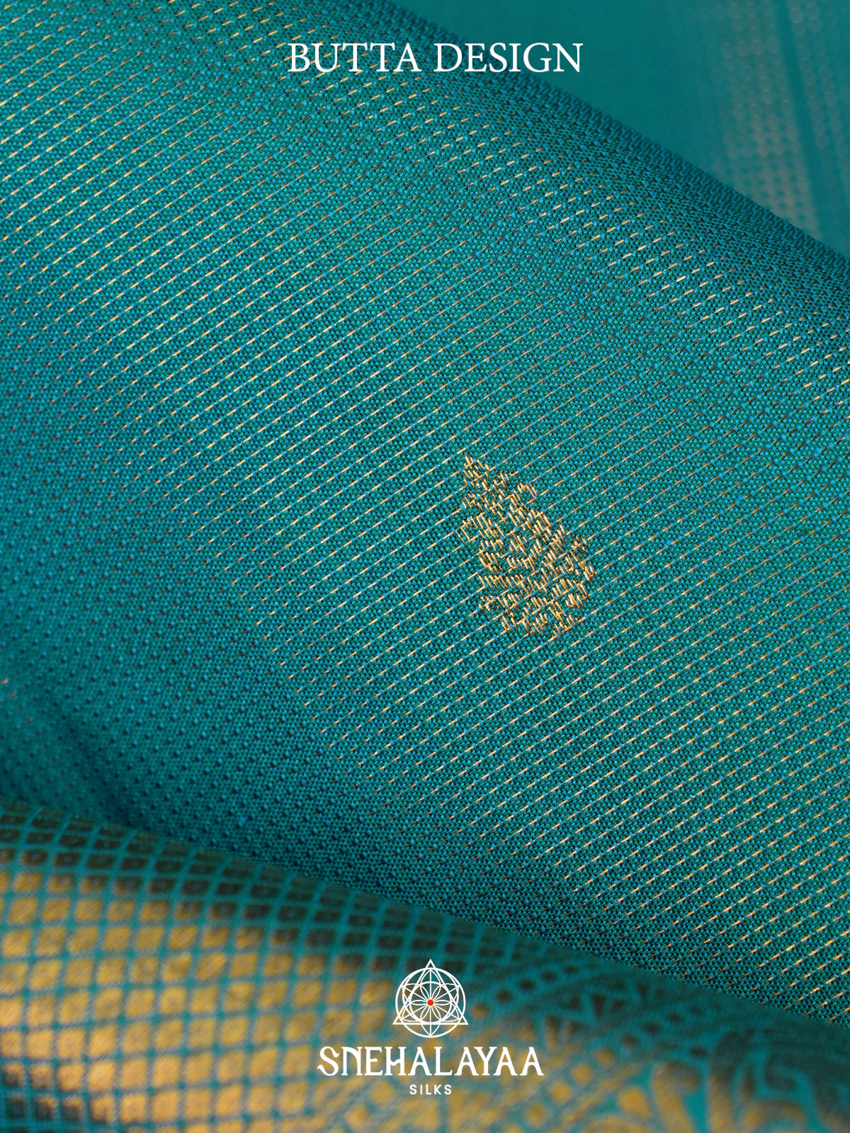 Teal Green Kanjivaram Silk Saree
