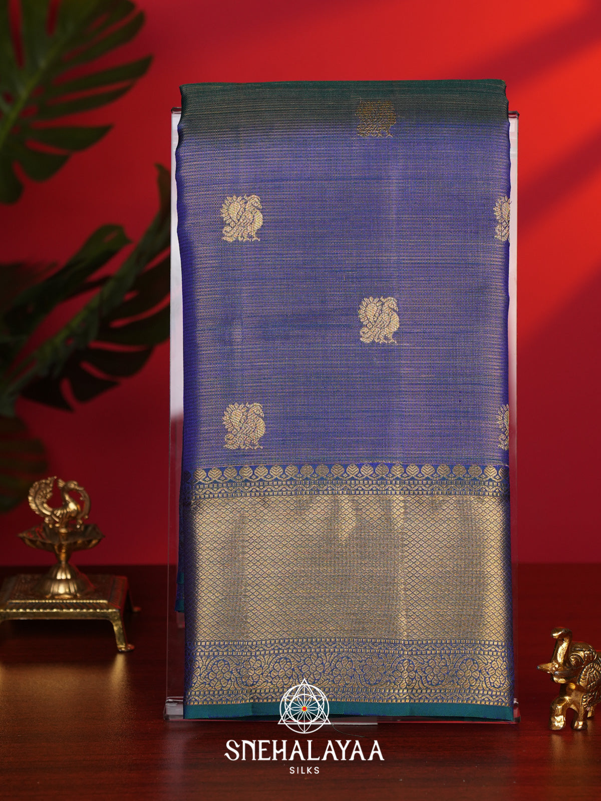 Purple Kanjivaram Silk Saree