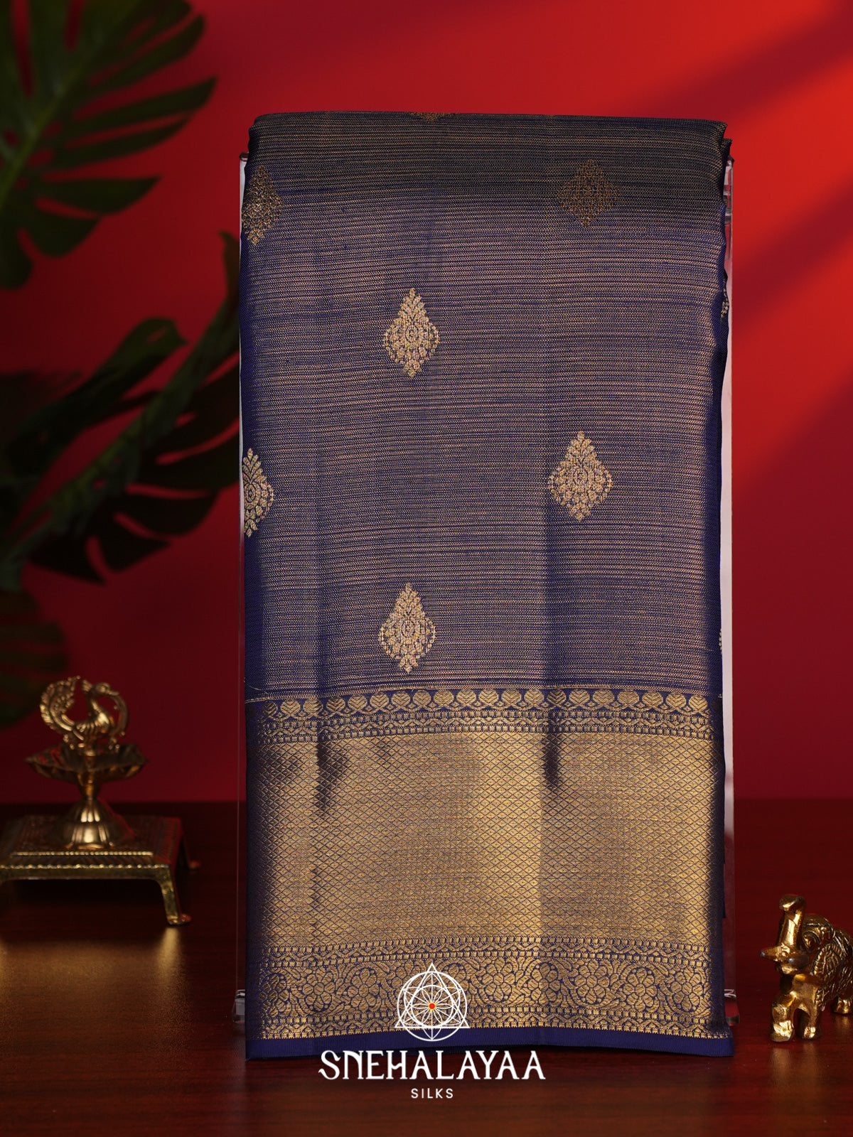 Purple Kanjivaram Silk Saree