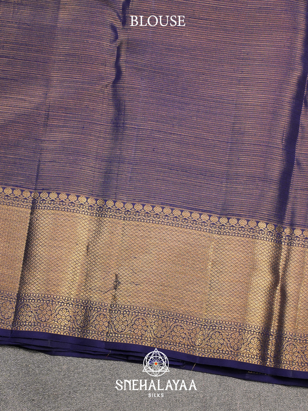 Purple Kanjivaram Silk Saree