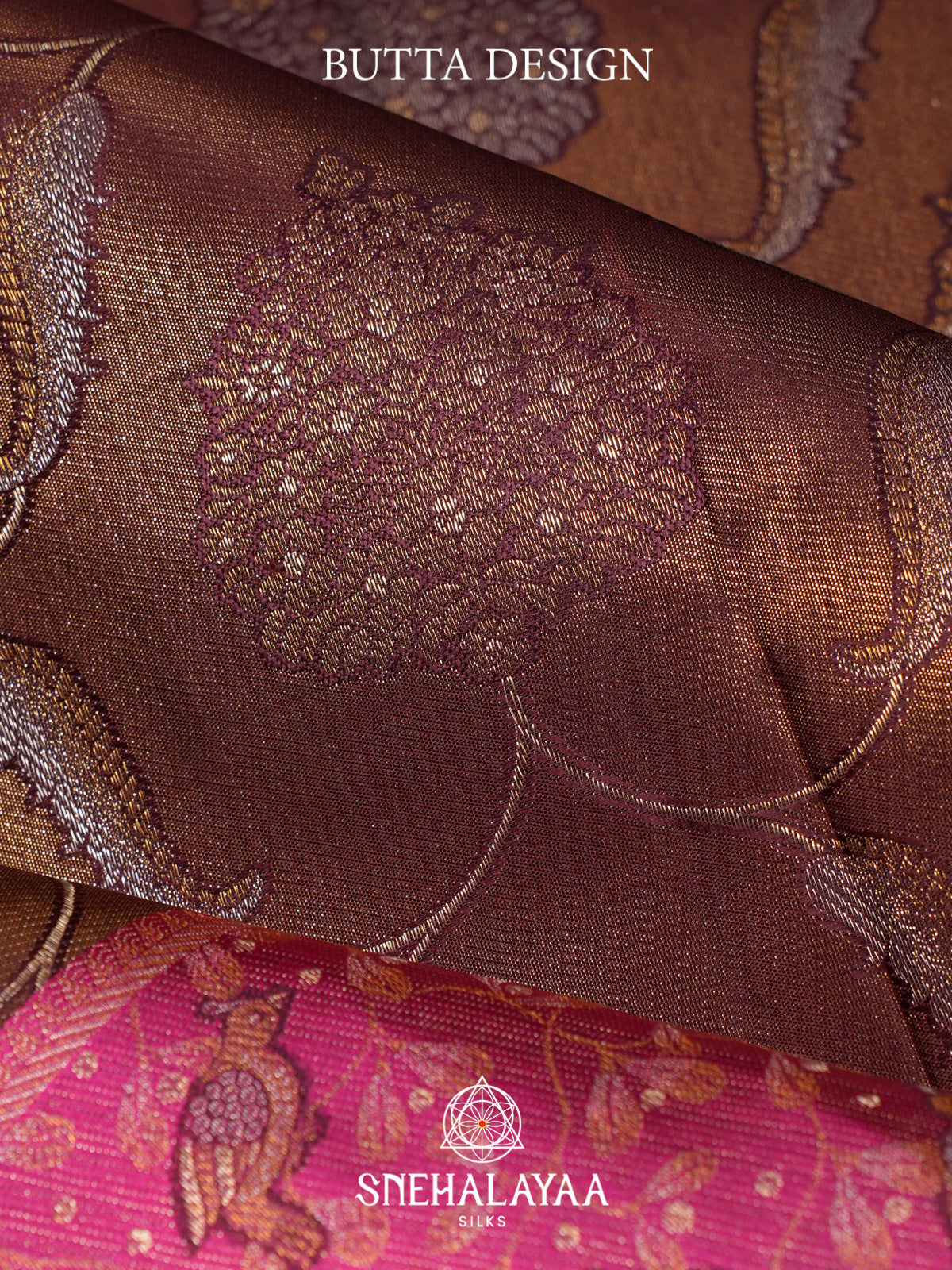 Brown Kanjivaram Silk Saree